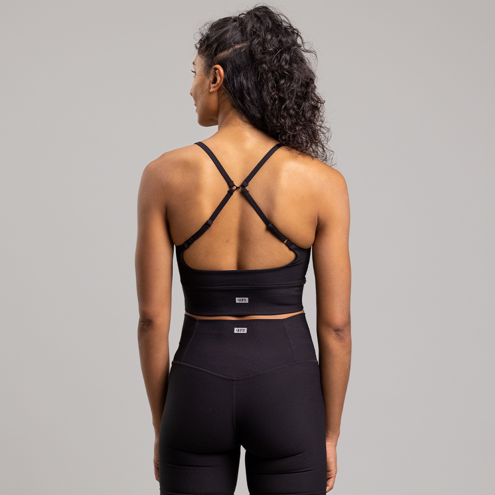 Agile Longline Bra - Women's BLACK