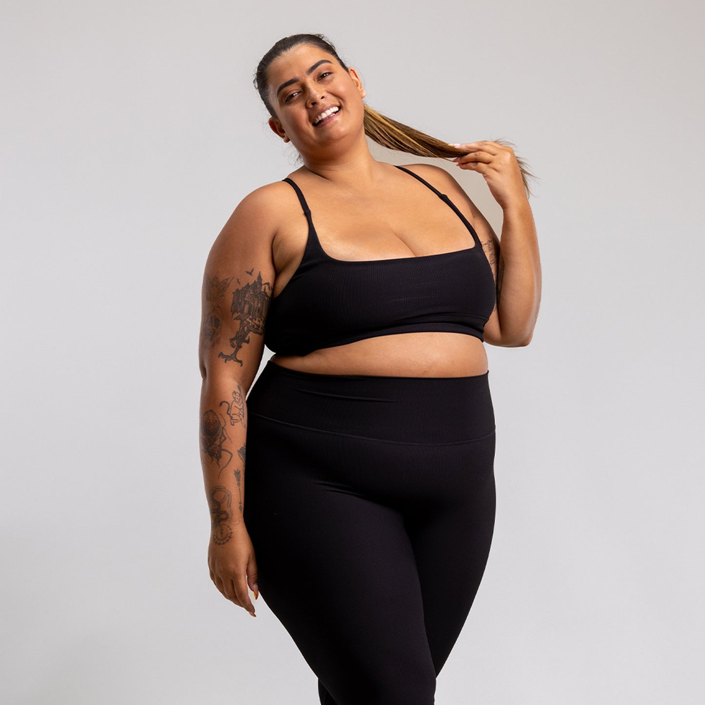 Agile Longline Bra - Women's BLACK